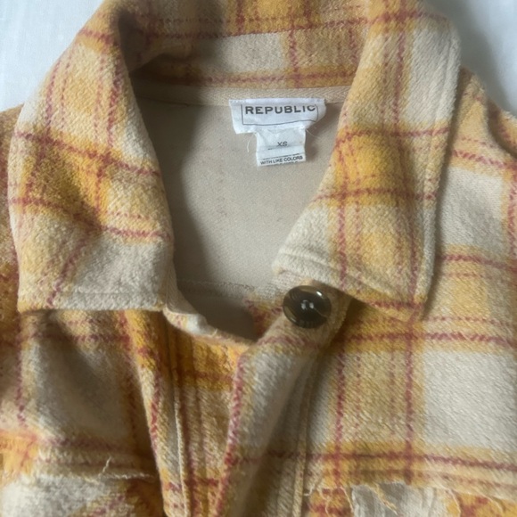 For The Republic Yellow and Orange Utility Jacket - Picture 7 of 13